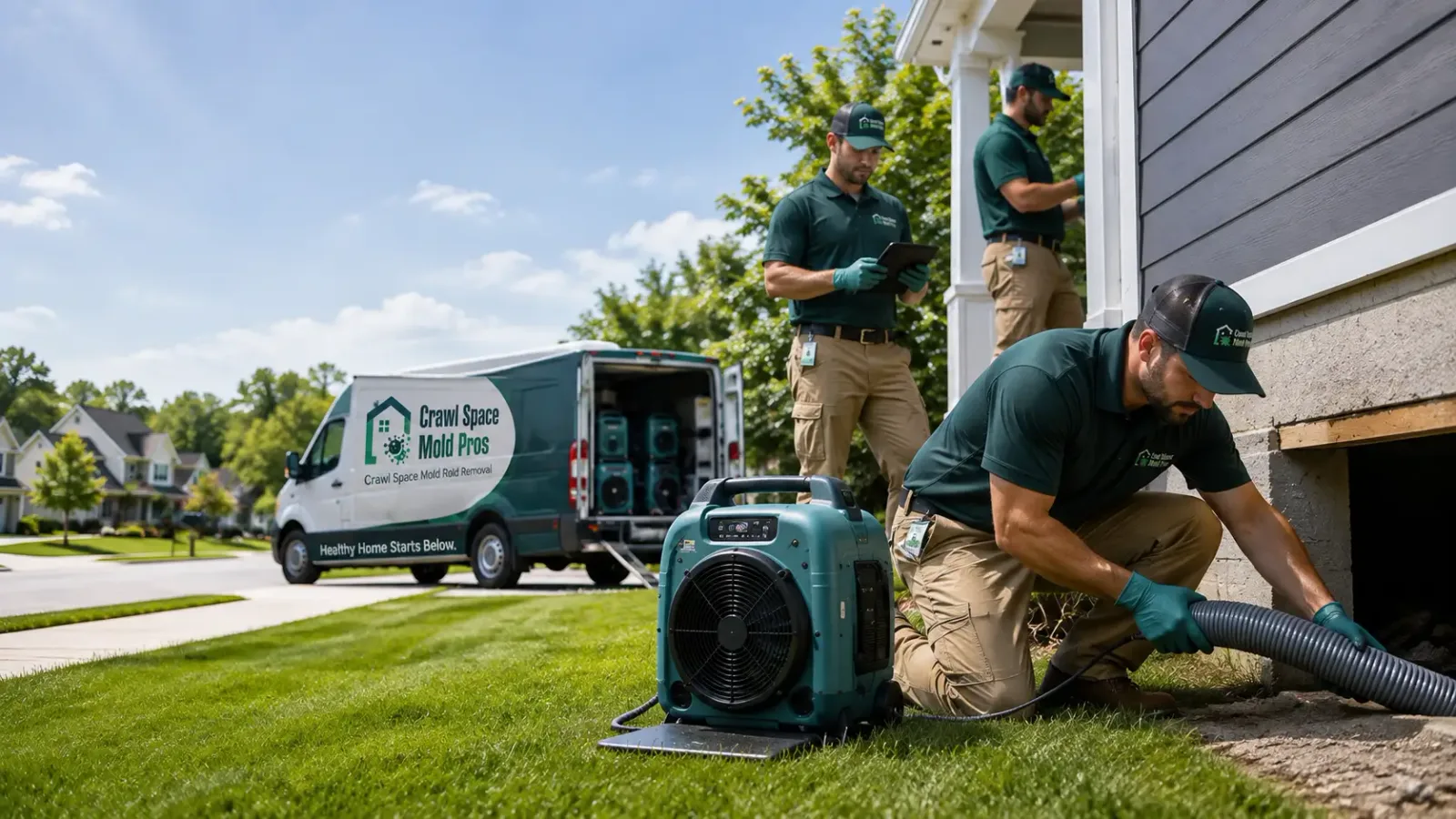 Crawl Space Mold Removal in Frankford, DE